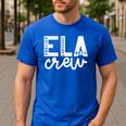 English Language Art Teacher Crew ELA Squad English Teacher Men's Casual T-Shirt Royal Blue English Language Art Teacher Crew ELA Squad English Teacher Men's Casual T-Shirt Royal Blue