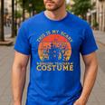 English Teacher Matching This Is My Scary Halloween Costume Men's Casual T-Shirt Royal Blue English Teacher Matching This Is My Scary Halloween Costume Men's Casual T-Shirt Royal Blue