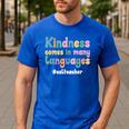 ESL Teacher English As A Second Language Teacher Men's Casual T-Shirt Royal Blue