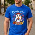Espooky Vibes Maestra Halloween Spanish Mexican Teacher Men's Casual T-Shirt Royal Blue Espooky Vibes Maestra Halloween Spanish Mexican Teacher Men's Casual T-Shirt Royal Blue