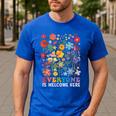 Everyone Is Welcome Here Tshirt Idaho Teacher Support Retro Men's Casual T-Shirt Royal Blue Everyone Is Welcome Here Tshirt Idaho Teacher Support Retro Men's Casual T-Shirt Royal Blue