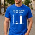 Fa La 8 Math Pun Math Teacher Christmas Men's Casual T-Shirt Royal Blue Fa La 8 Math Pun Math Teacher Christmas Men's Casual T-Shirt Royal Blue