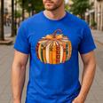 Fall Book Halloween Costume Autumn Pumpkin Teacher Kids Men's Casual T-Shirt Royal Blue Fall Book Halloween Costume Autumn Pumpkin Teacher Kids Men's Casual T-Shirt Royal Blue