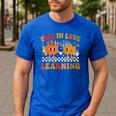 Fall In Love With Learning Autumn Pumpkin Fall Teacher Kids Men's Casual T-Shirt Royal Blue Fall In Love With Learning Autumn Pumpkin Fall Teacher Kids Men's Casual T-Shirt Royal Blue