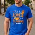 Fall In Love With Teaching 1st Grade Teacher Thanksgiving For Men Women Girls Kids Men's Casual T-Shirt Royal Blue Fall In Love With Teaching 1st Grade Teacher Thanksgiving For Men Women Girls Kids Men's Casual T-Shirt Royal Blue