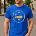Family Liaison Back To School Teacher Appreciation Week Men's Casual T-Shirt Royal Blue
