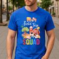 Farm Trip Field Trip Squad Farm Visit Teachers Students Men's Casual T-Shirt Royal Blue