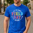 Field Day 2024 Let The Games Begin Teacher Kids Girls Boys Men's Casual T-Shirt Royal Blue Field Day 2024 Let The Games Begin Teacher Kids Girls Boys Men's Casual T-Shirt Royal Blue