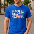 In My Field Day Era Teacher Kids Cute Groovy Field Day Men's Casual T-Shirt Royal Blue In My Field Day Era Teacher Kids Cute Groovy Field Day Men's Casual T-Shirt Royal Blue