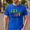 Field Day Yellow Team For Teacher Kids Field Day Games Men's Casual T-Shirt Royal Blue Field Day Yellow Team For Teacher Kids Field Day Games Men's Casual T-Shirt Royal Blue