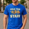 Field Trip Teacher Field Men's Casual T-Shirt Royal Blue Field Trip Teacher Field Men's Casual T-Shirt Royal Blue