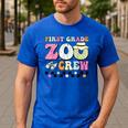 Field Zoo Trip Shirt For Teacher First Grade Crew For Men Women Kids Men's Casual T-Shirt Royal Blue