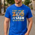 Field Zoo Trip Teacher First Grade Crew Back To School Men's Casual T-Shirt Royal Blue Field Zoo Trip Teacher First Grade Crew Back To School Men's Casual T-Shirt Royal Blue
