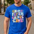 In My Fifth Grade Era 5th Grade Era Teacher Back To School Men's Casual T-Shirt Royal Blue In My Fifth Grade Era 5th Grade Era Teacher Back To School Men's Casual T-Shirt Royal Blue