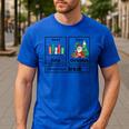 First Data Then Christmas I'm Earning A Break Sped Teacher Men Women Men's Casual T-Shirt Royal Blue