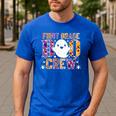 First Grade Boo Crew Teacher Student Halloween Costume Men's Casual T-Shirt Royal Blue First Grade Boo Crew Teacher Student Halloween Costume Men's Casual T-Shirt Royal Blue