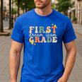 First Grade Dream Team First Day Of 1st Grade Teachers For Men Women Men's Casual T-Shirt Royal Blue First Grade Dream Team First Day Of 1st Grade Teachers For Men Women Men's Casual T-Shirt Royal Blue