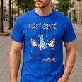 First Grade Teacher Definition Men's Casual T-Shirt Royal Blue First Grade Teacher Definition Men's Casual T-Shirt Royal Blue