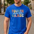 Fourth Grade Dream Team 4th Grade Teacher Back To School Men's Casual T-Shirt Royal Blue Fourth Grade Dream Team 4th Grade Teacher Back To School Men's Casual T-Shirt Royal Blue