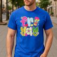 Fri-Yay Happy Friday Weekend Teacher Back To School Men's Casual T-Shirt Royal Blue Fri-Yay Happy Friday Weekend Teacher Back To School Men's Casual T-Shirt Royal Blue