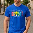 Your Future Is Bright Educator Teacher Student Men's Casual T-Shirt Royal Blue Your Future Is Bright Educator Teacher Student Men's Casual T-Shirt Royal Blue