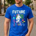 Future Teacher School Teacher Female Men's Casual T-Shirt Royal Blue Future Teacher School Teacher Female Men's Casual T-Shirt Royal Blue