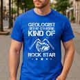 Geology Outfit Geology Teacher Geology Department Geologist Men's Casual T-Shirt Royal Blue