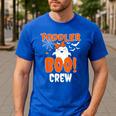 Girl Toddler Boo Crew Daycare Teacher Halloween Party Men's Casual T-Shirt Royal Blue Girl Toddler Boo Crew Daycare Teacher Halloween Party Men's Casual T-Shirt Royal Blue