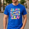 In My Glowing Teacher Era Teaching Back To School Men's Casual T-Shirt Royal Blue In My Glowing Teacher Era Teaching Back To School Men's Casual T-Shirt Royal Blue