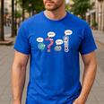 Grammar TeacherWait What Stop It I Agree Men's Casual T-Shirt Royal Blue Grammar TeacherWait What Stop It I Agree Men's Casual T-Shirt Royal Blue