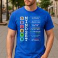 Growth Mindset Shirt Positive School Classroom Teacher Men's Casual T-Shirt Royal Blue Growth Mindset Shirt Positive School Classroom Teacher Men's Casual T-Shirt Royal Blue