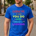 Growth Mindset Teacher Positive Message Inspirational Quote Men's Casual T-Shirt Royal Blue Growth Mindset Teacher Positive Message Inspirational Quote Men's Casual T-Shirt Royal Blue