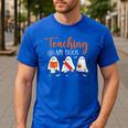 Halloween Ghost Teachers Teaching My Boos Costume Women Men Men's Casual T-Shirt Royal Blue Halloween Ghost Teachers Teaching My Boos Costume Women Men Men's Casual T-Shirt Royal Blue