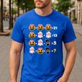 Halloween Math Teacher Men Women Order Of Operations Men's Casual T-Shirt Royal Blue