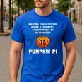 Halloween Pumpkin Pi Math Geometry Teachers Students For Men Women Kids Men's Casual T-Shirt Royal Blue Halloween Pumpkin Pi Math Geometry Teachers Students For Men Women Kids Men's Casual T-Shirt Royal Blue