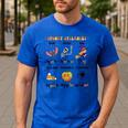 Halloween Reading Spooky Syllables Teacher Vintage Men's Casual T-Shirt Royal Blue Halloween Reading Spooky Syllables Teacher Vintage Men's Casual T-Shirt Royal Blue
