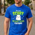 Halloween This Is My Scary Preschool Teacher Custome For Men Women Kids Men's Casual T-Shirt Royal Blue Halloween This Is My Scary Preschool Teacher Custome For Men Women Kids Men's Casual T-Shirt Royal Blue