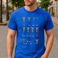 Halloween Skeleton Math Fraction Teacher Men Women Men's Casual T-Shirt Royal Blue Halloween Skeleton Math Fraction Teacher Men Women Men's Casual T-Shirt Royal Blue