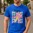 Happy Dot Day 2025 Coquette Bow Teachers Kids Boys Girls Men's Casual T-Shirt Royal Blue Happy Dot Day 2025 Coquette Bow Teachers Kids Boys Girls Men's Casual T-Shirt Royal Blue