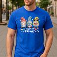 Happy Fri-Yay Teacher Fry Yay Friday Weekend Fri-Yay Men's Casual T-Shirt Royal Blue