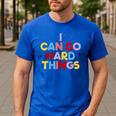 I Can Do Hard Things Teacher Inspiration Do Hard Things Men's Casual T-Shirt Royal Blue I Can Do Hard Things Teacher Inspiration Do Hard Things Men's Casual T-Shirt Royal Blue