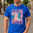 Howdy Fourth Grade Western 4th Grade Teacher Cowboy Cowgirl Men's Casual T-Shirt Royal Blue
