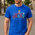 HUGvyn Square Root 4489 Math Teacher 67 Meme Halloween Men's Casual T-Shirt Royal Blue