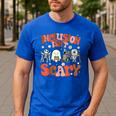 Inclusion Isn't Scary SLP Sped Teacher Halloween Men's Casual T-Shirt Royal Blue Inclusion Isn't Scary SLP Sped Teacher Halloween Men's Casual T-Shirt Royal Blue