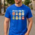Inclusion Is My Jam Neurodiversity Special Education Teacher Men's Casual T-Shirt Royal Blue