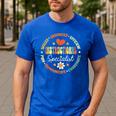 Instructional Specialist School Cute Academic Teacher Men's Casual T-Shirt Royal Blue Instructional Specialist School Cute Academic Teacher Men's Casual T-Shirt Royal Blue
