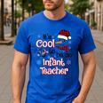 It's Cool To Be a Infant Teacher Snowman Winter Christmas Men's Casual T-Shirt Royal Blue It's Cool To Be a Infant Teacher Snowman Winter Christmas Men's Casual T-Shirt Royal Blue