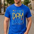 It's A Fine Day To Write An Essay Class English Teacher Men's Casual T-Shirt Royal Blue It's A Fine Day To Write An Essay Class English Teacher Men's Casual T-Shirt Royal Blue