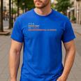 It's A Good Day To Teach Environmental Science Teacher Men's Casual T-Shirt Royal Blue It's A Good Day To Teach Environmental Science Teacher Men's Casual T-Shirt Royal Blue