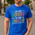 I´m Not Bossy I´m The Teacher Graduation Men Women Men's Casual T-Shirt Royal Blue I´m Not Bossy I´m The Teacher Graduation Men Women Men's Casual T-Shirt Royal Blue